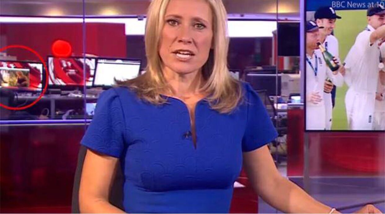 BBC播报新闻有亮点 工作人员幕后看色情片