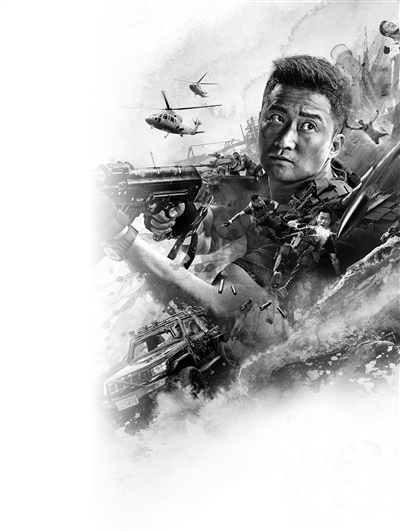《战狼2》海报