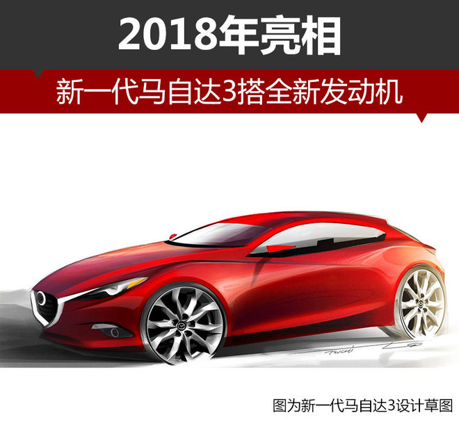 新一代马自达3搭全新发动机 2018年亮相