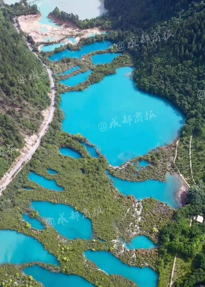 美瀑布之一诺日朗瀑布垮塌!实拍震后九寨沟:火