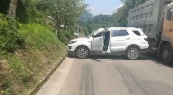 视频|新手司机行驶途中 中暑 越野车撞树连续翻