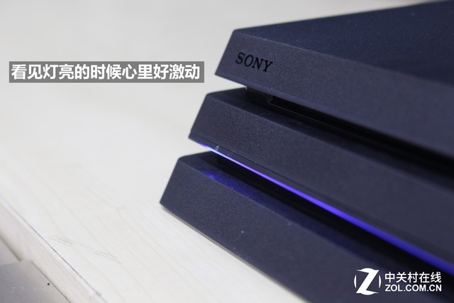 尽管此前体验过但是灯亮了还是很激动