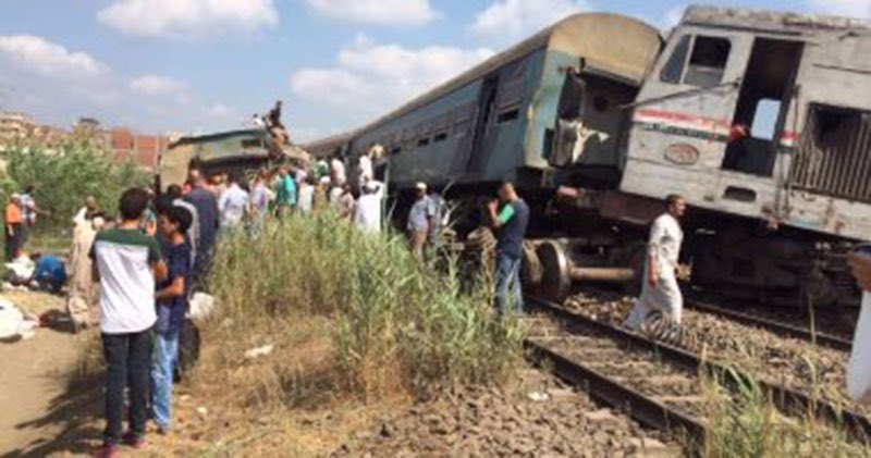 视频 | 埃及亚历山大市两列火车相撞 遇难人数已