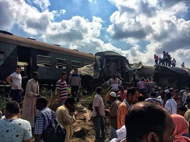 视频 | 埃及亚历山大市两列火车相撞 遇难人数已