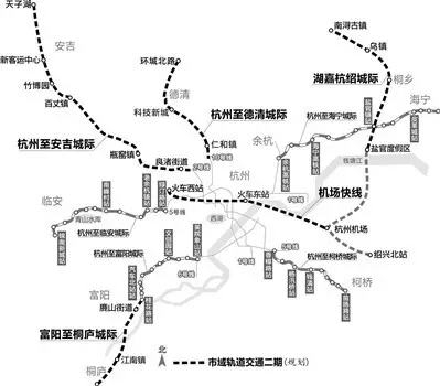 杭4条城际2021年前后相继通车 还有11个项目在来的路上