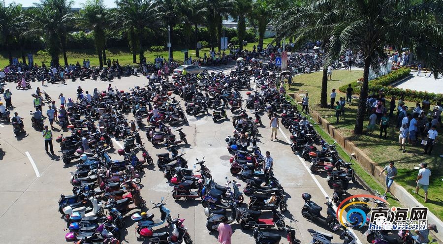 全是人人人人…海口电动车上牌点爆棚!新增5个