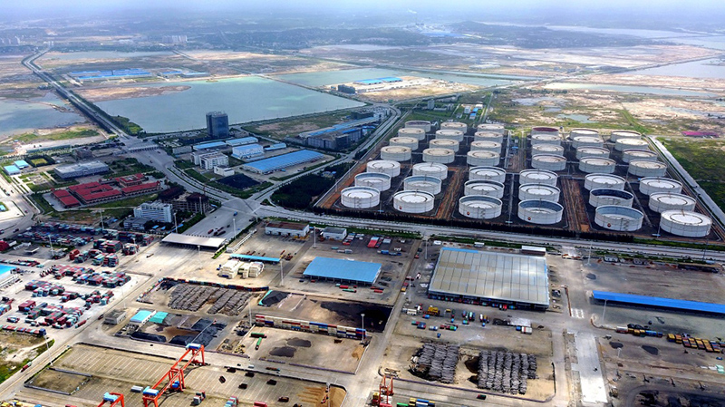 钦州港口经济腹地总量分析_钦州港港口全图