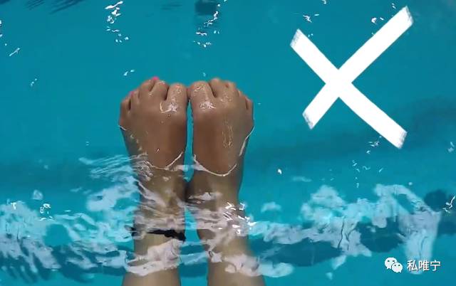 美腿示范,自由泳打腿教学