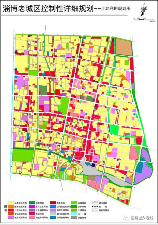 张店老城区和淄博新区最新详细规划图出来了|