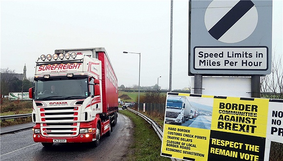 英国脱欧新文件取消北爱硬边界 海关没了税怎