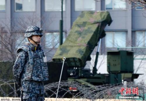当地时间1月30日，日本自卫队在东京周边部署了“爱国者3”型拦截导弹。
