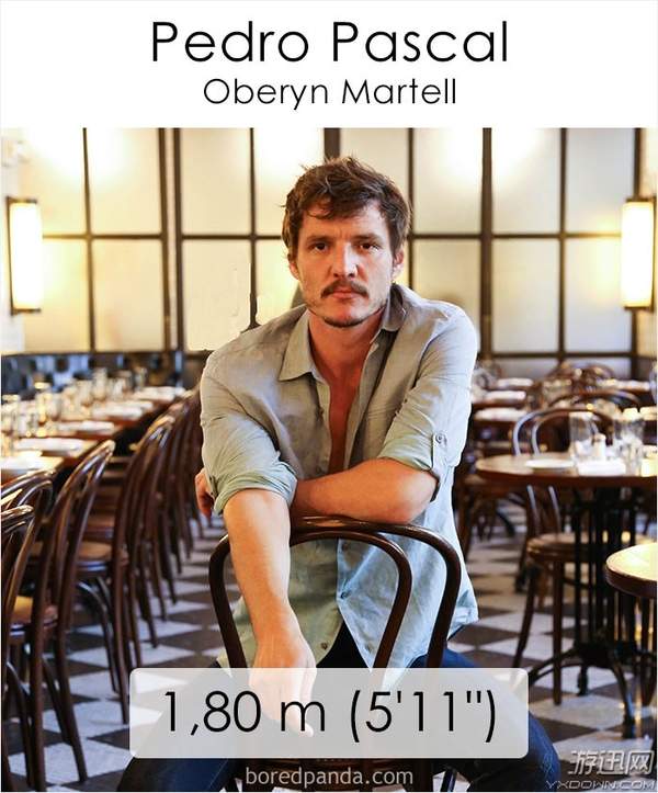 《权力的游戏》演员身高曝光 美艳龙妈竟只有