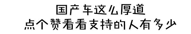 10万元的车价30万元的配置！这些国产车一个比一个厉害...