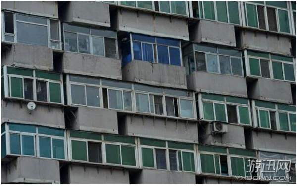 大楼现300多阳台