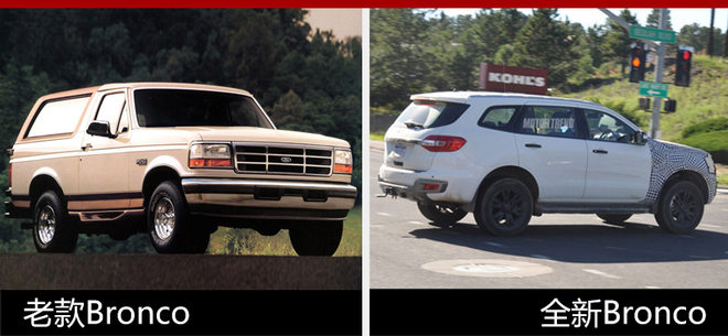 福特全新SUV谍照曝光 竞争Jeep牧马人