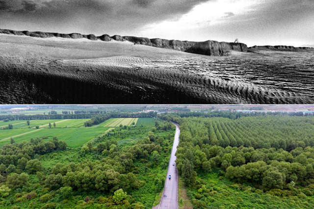 ��ƴ����Ƭ����ͼΪ����ǰ��ɽ��ʡ�����������ϳǱ���ǽһ���ľ���������Ƭ������ͼΪ����ɽ��ʡ�����������ϳǱ���ǽһ���ľ���7��22�� �»������ղ���㣩�� �»��緢