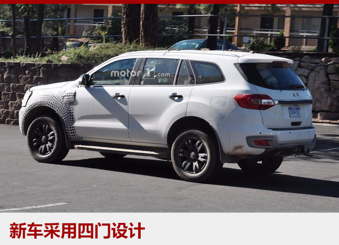 福特全新SUV谍照曝光 竞争Jeep牧马人