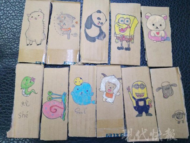 萌画暖心!医院护士手绘卡通输液板 让孩子们打