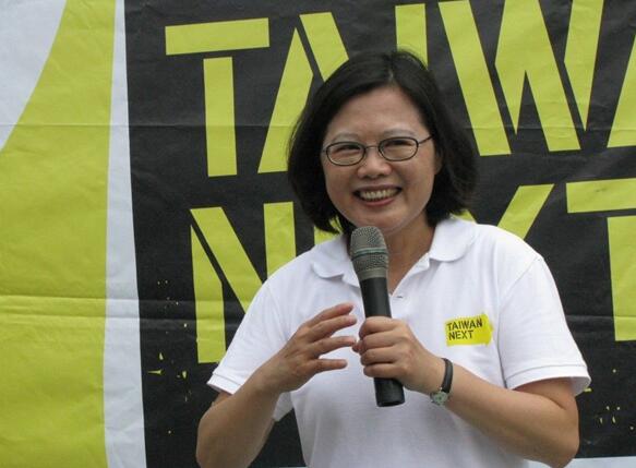 台湾地区领导人蔡英文。（图片来源：台湾《联合报》） 