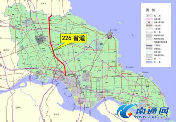 226省道(如皋段)南延北延工程"提速" 本月底启动