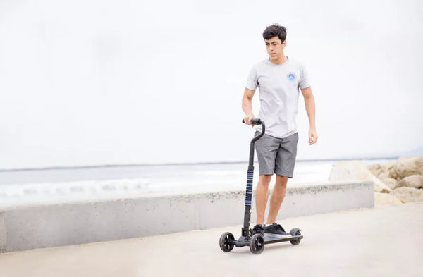 乐视在美国众筹电动滑板车 称采用防暴轮胎|轮