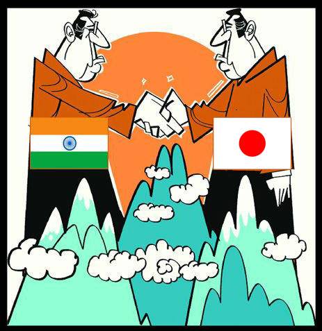日本硬拉印度构建“反华联盟”（图片来源：观察者网）