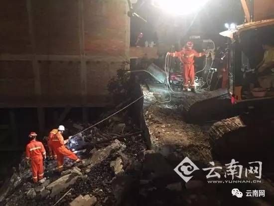 盐津民房倒塌事故已发现2名遇难者 金平山体