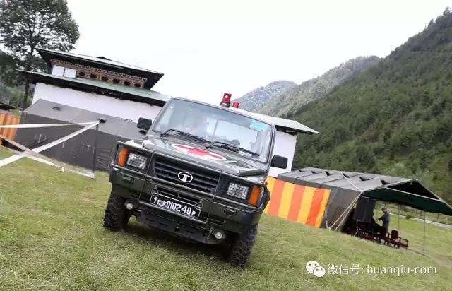 　印軍的救護車。