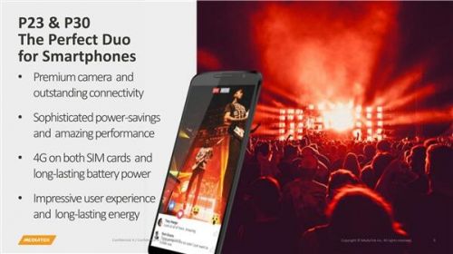 联发科公布Helio P23和P30处理器 图形性能提