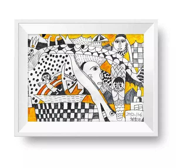 25个孩子的36幅画作刷爆了朋友圈，“1元钱”温暖了每一个人的心。