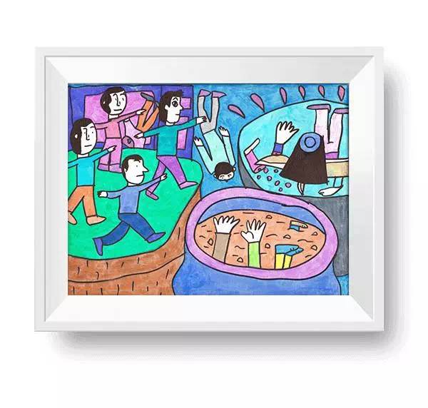 25个孩子的36幅画作刷爆了朋友圈，“1元钱”温暖了每一个人的心。