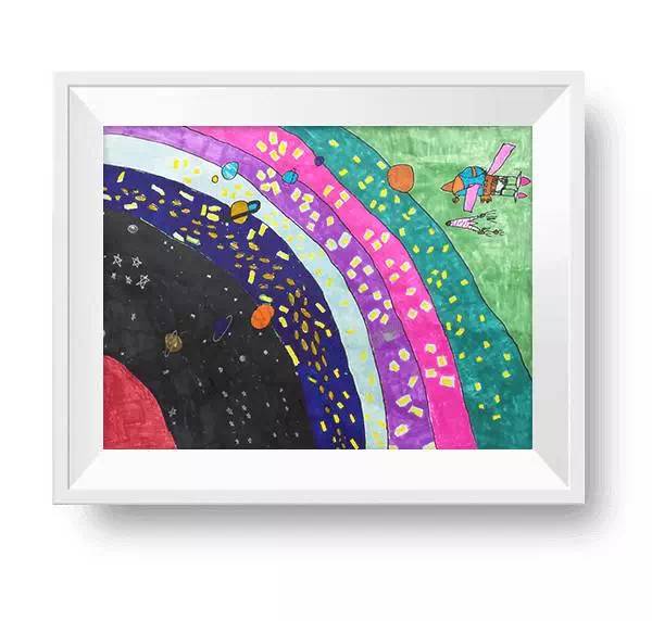 25个孩子的36幅画作刷爆了朋友圈，“1元钱”温暖了每一个人的心。