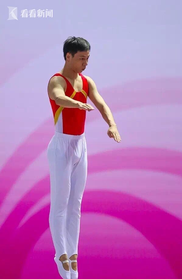 上海蹦床全运会首度夺金 高磊发挥出色险胜山