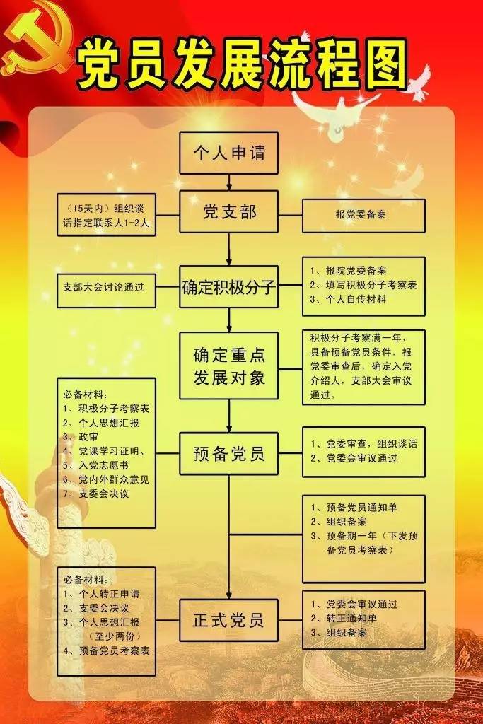 党务工作流程图