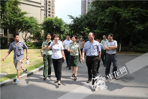 重庆市消防安全委员会督导考核两江新区高层建