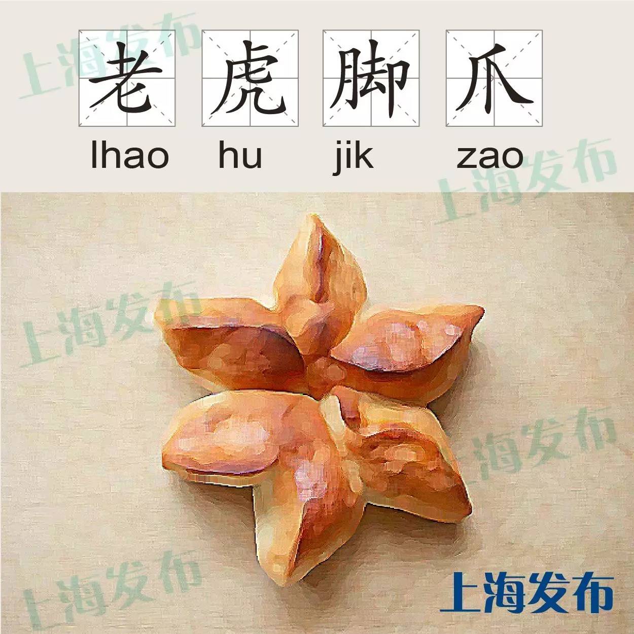 油墩子,老虎脚爪,蟹壳黄……上海闲话中那些让你流口水的美味!