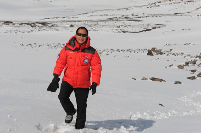 2010年盛发强作为第27次极地考察队员抵达南极
