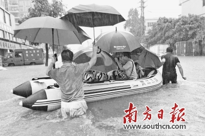 一场暴雨 两万多条防汛短信