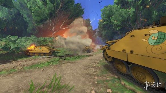 《少女与战车:梦幻坦克大战》游戏角色形象发表 可使用坦克建模