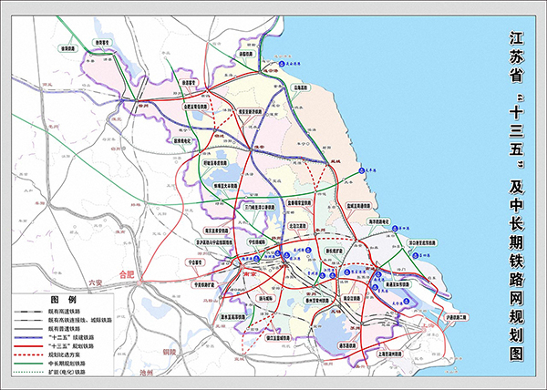 江苏十三五铁路建设重点:连盐铁路明年8月具通