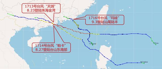 今年第17号台风“古超”横空出世！台风这是赖上广东的节奏吗