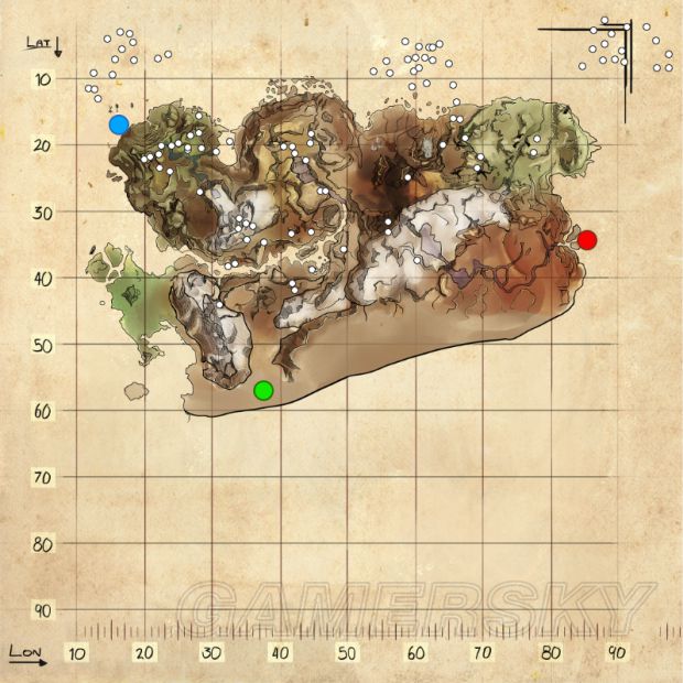 《方舟生存进化》仙境资源分布图 仙境传说全资源分布地图一览_电视游戏-新闻_新浪游戏_新浪网
