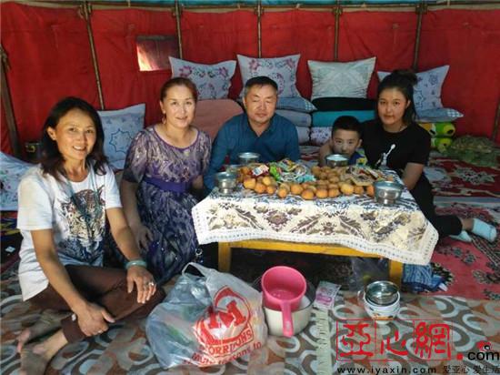 新疆和布克赛尔县驻村工作队派出单位领导走访