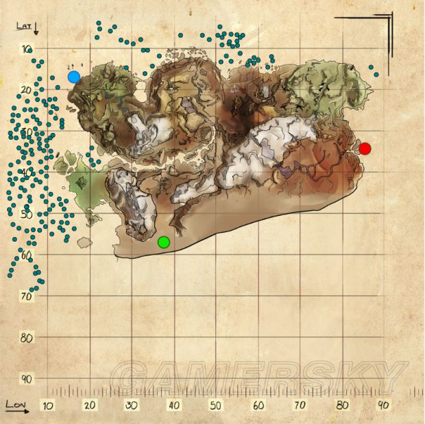 《方舟生存进化》仙境资源分布图 仙境传说全资源分布地图一览_电视游戏-新闻_新浪游戏_新浪网