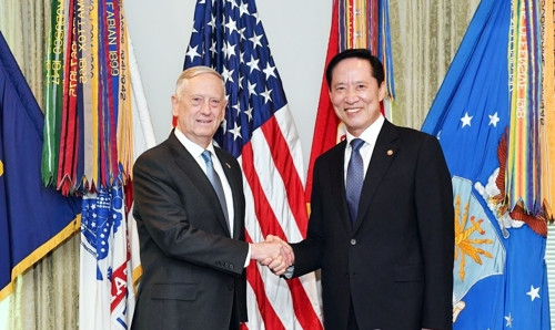  8月30日，韩美防长在华盛顿会晤