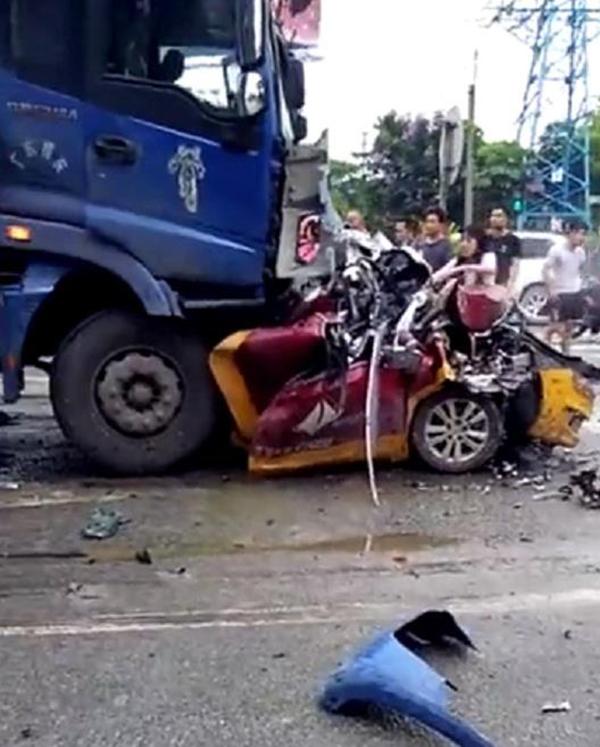 谣言,所涉视频发生在外地|车祸|梧州|交通事故_