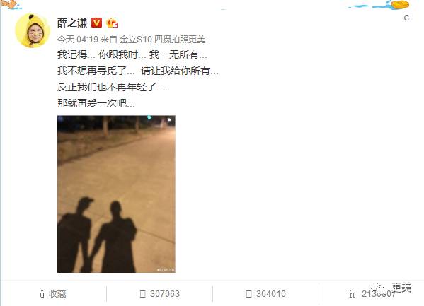 薛之谦和前妻复合,两人还动了3处同款“情侣整”