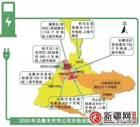 乌鲁木齐充电桩建设瞄准12个热点片区,赶紧瞅瞅都在哪