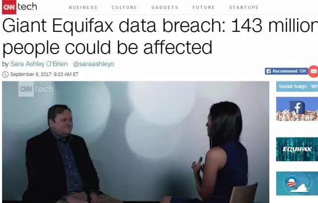 不过,Equifax公司发言人随后在电子邮件声明中写道: