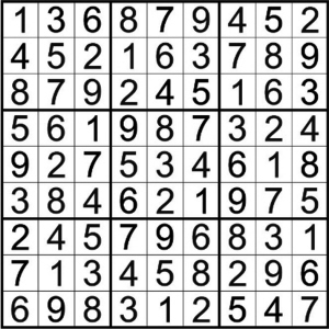 数独成语猜数字_九宫格数独